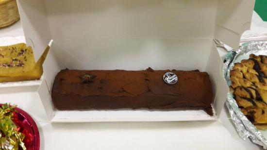 Bûche au chocolat !