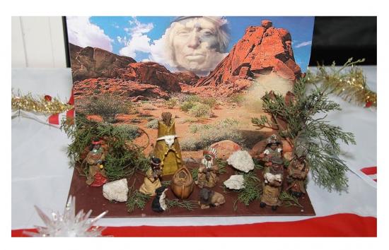 Créche Amérindienne