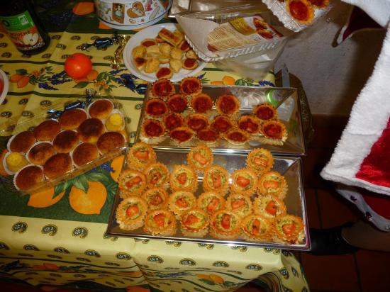 un beau buffet de partage