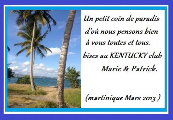 Nos vacances en Martinique.