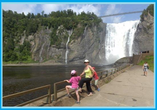 Les chutes Montmorency ( Québec ) Juin / juillet 2013.