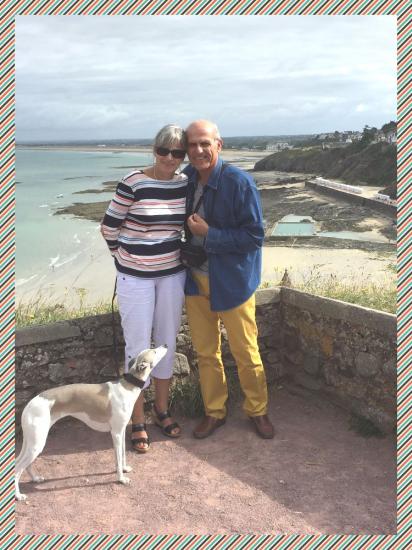 Retour sur mes terres avec Patrick. Bisous au KENTUCKY. Marie (2016)